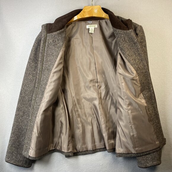 Classic Orvis Duffel Coat Womens XL Loves a Country Weekend 100% Wool Classy EUC - Picture 12 of 14